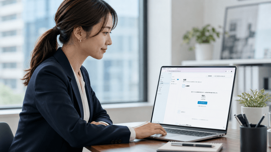 月次業務をAIで自動処理のイメージ